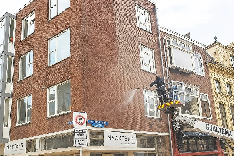 Gevelreiniging door Service Dienst Groningen