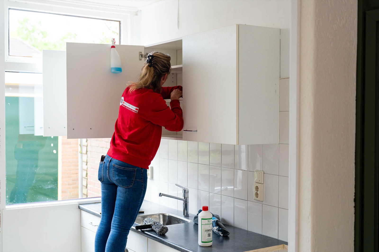 Schoonmaak van een woning door Service Dienst Groningen